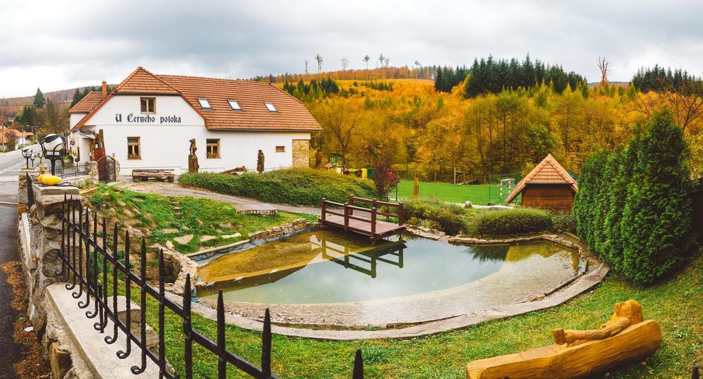 Penzion U Cerneho Potoka Nova Lhota  Bagian luar foto